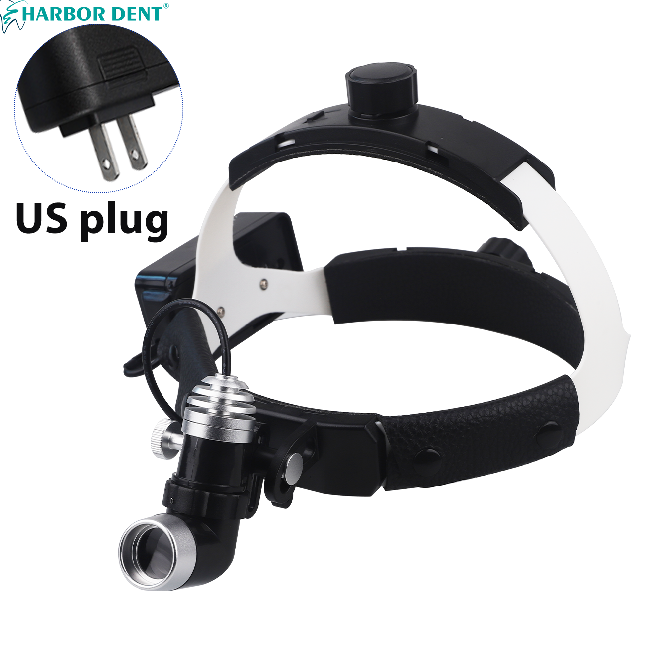 ENT Dental Headlight, 5W LED Surgical Headlamp with Adjustable Brightness & Spot