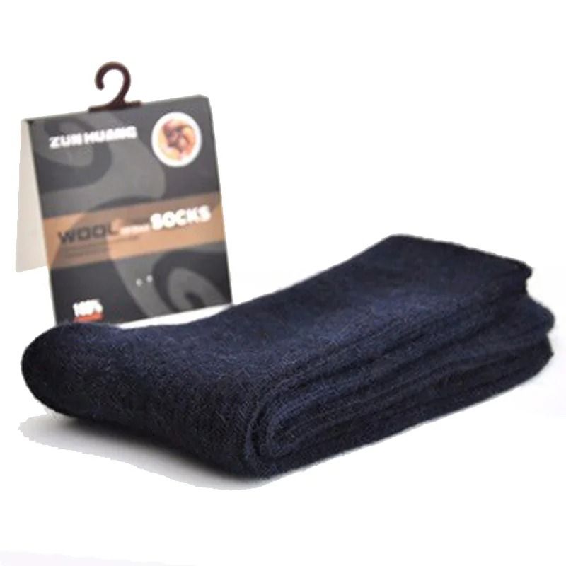 Mens Super Thick Merino Wool Business Socks 3 Pair Set