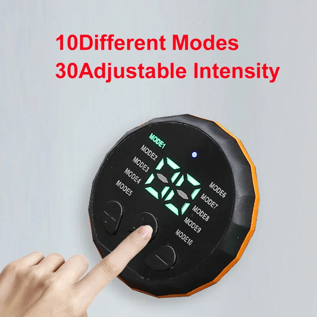 EMS Abdominal Muscle Trainer USB Rechargeable ABS Stimulator Waist Slimming Belt for Fitness and Toning