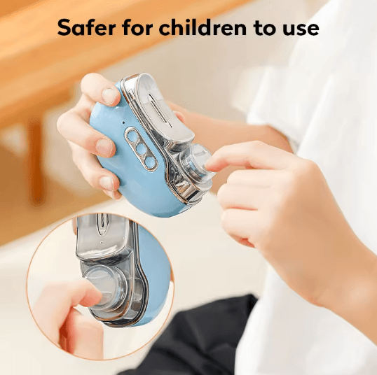4 in 1 Automatic Electric Nail Clipper with UV Drying and Polishing Tool