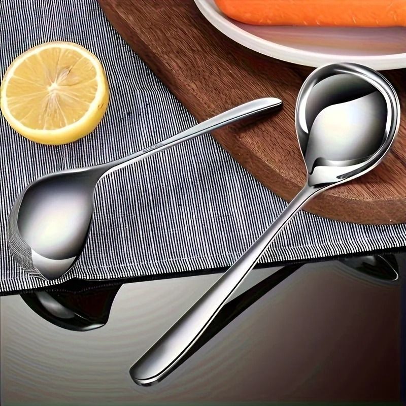Heavy Duty Stainless Steel Serving Spoon Set