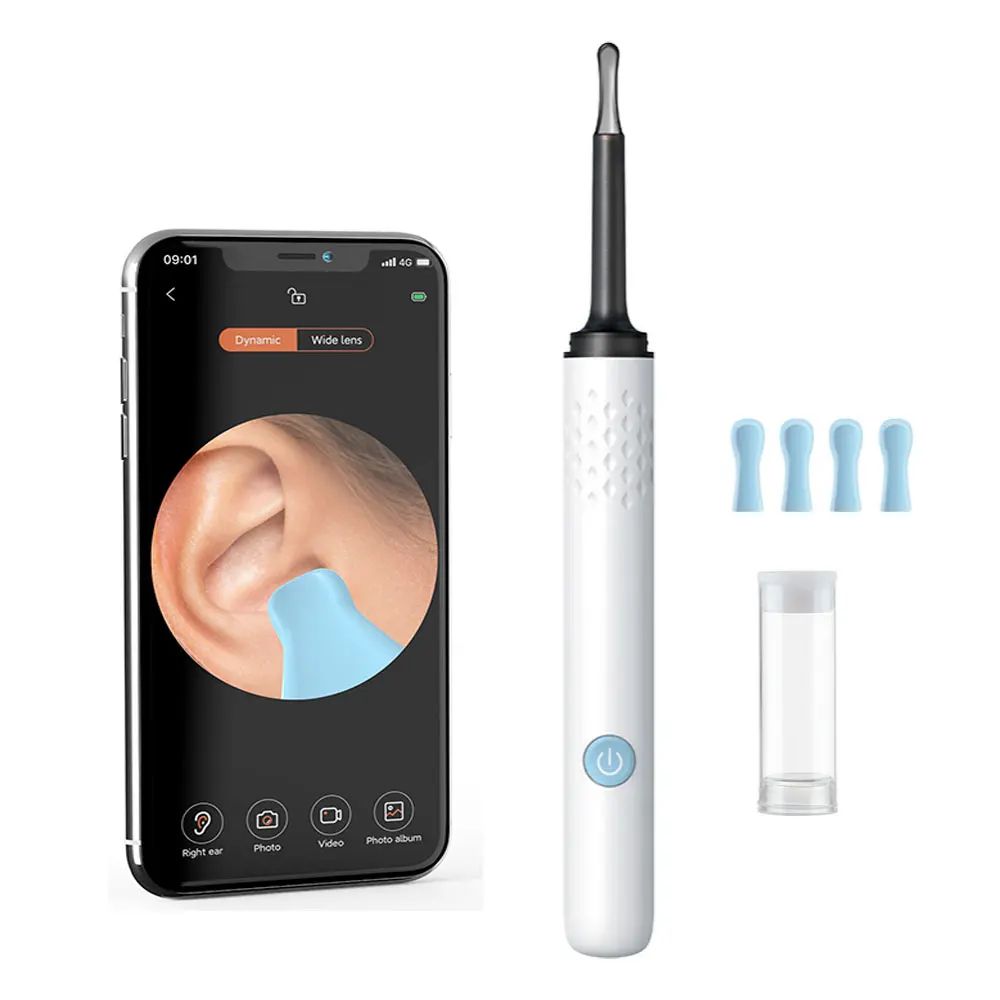 ClearView WiFi Ear Cleaner Camera – HD Otoscope Ear Wax Removal Tool with LED Lights