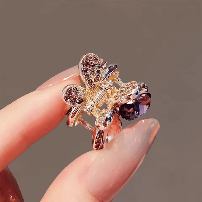 Elegant Butterfly Rhinestone Hair Clip