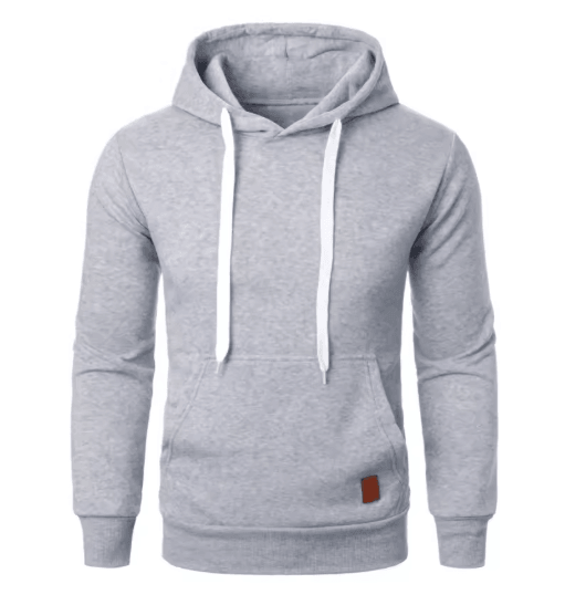 Mens Lightweight Hoodie Casual Pullover Drawstring Hooded Streetwear Sweatshirt
