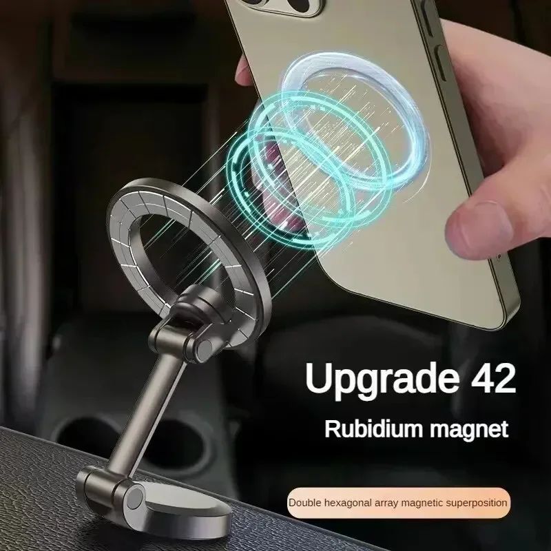 Strong Magnetic Car Phone Holder Swivel Adjustable Magsafe Mount
