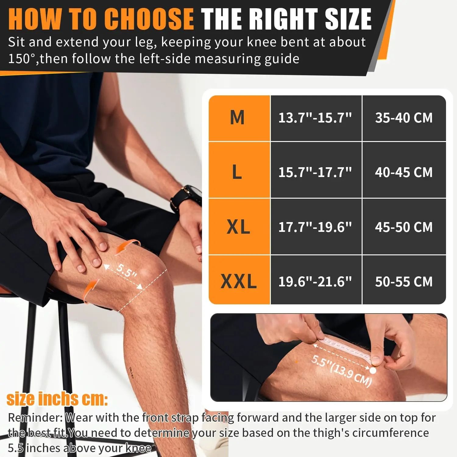 Aero-Kinetic Patella System – Premium NEENCA Compression Knee Sleeve with Side Stabilizers