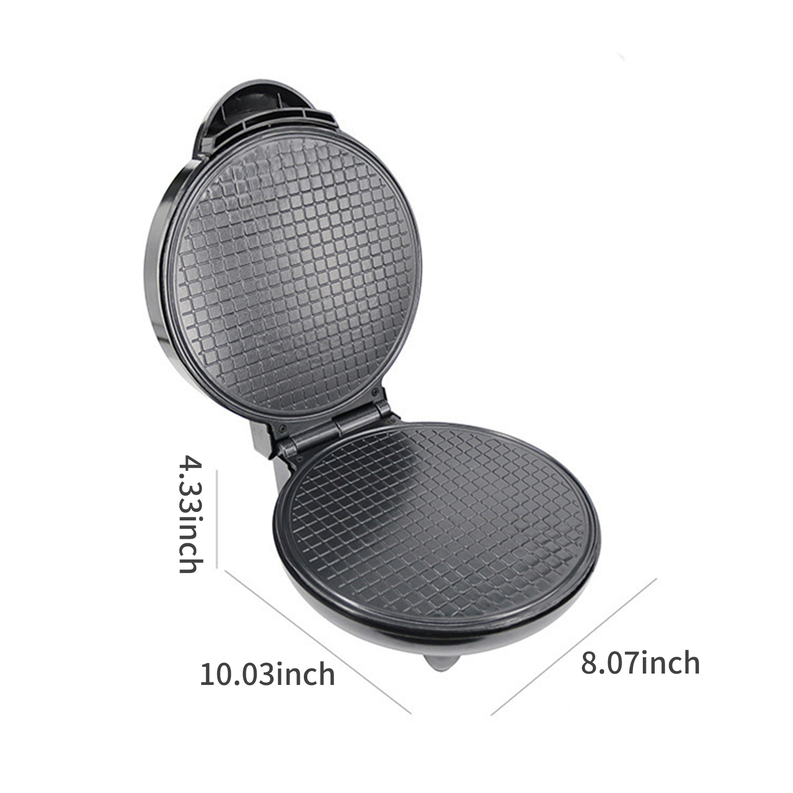 Premium Electric Ice Cream Cone Waffle Bowl Maker Nonstick Dessert Iron