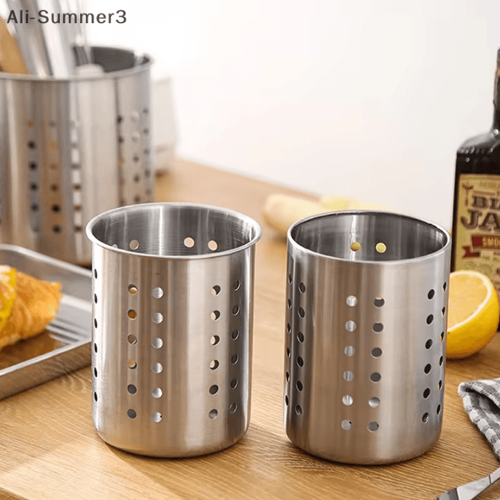 SteelDry Stainless Steel Cutlery Holder Stainless Steel Cutlery Holder Utensil Organizer Chopstick Storage Basket
