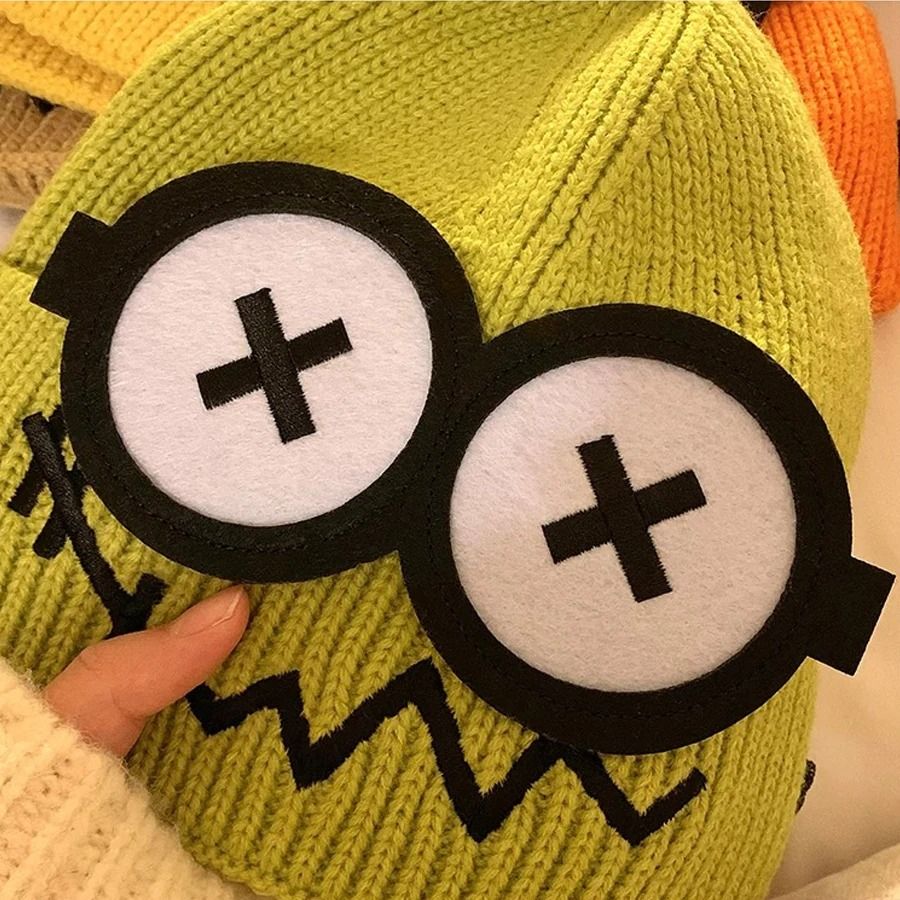 Big Eyes Cartoon Ear Protection Hat