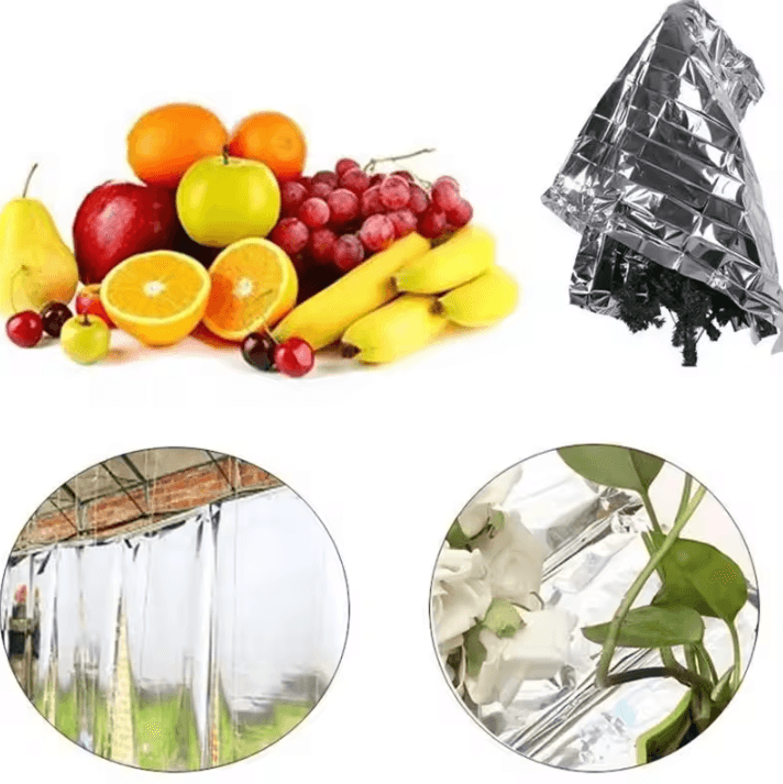 High Reflective Polyester Film Sheet (82.68 by 51.18 in) – Silver Grow Tent Reflective Mylar Liner