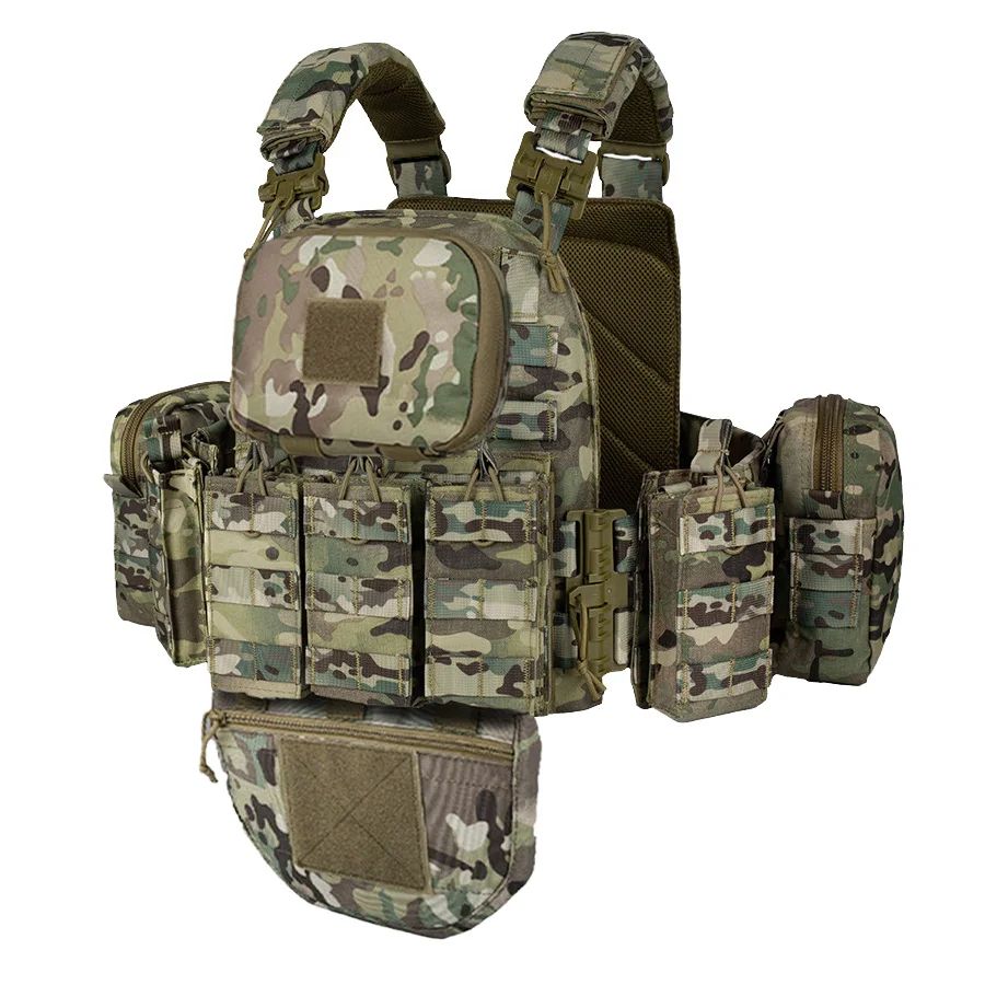 Quick-Release Tactical Training Vest – MOLLE Multifunction Outdoor Utility Equipment Vest