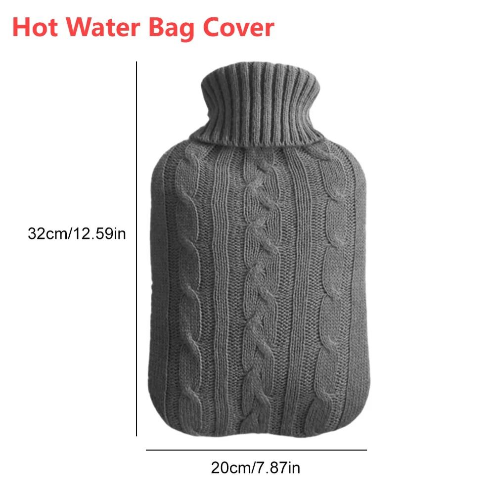 Plush Hand and Feet Warmer Hot Water Bottle with Protective Cover
