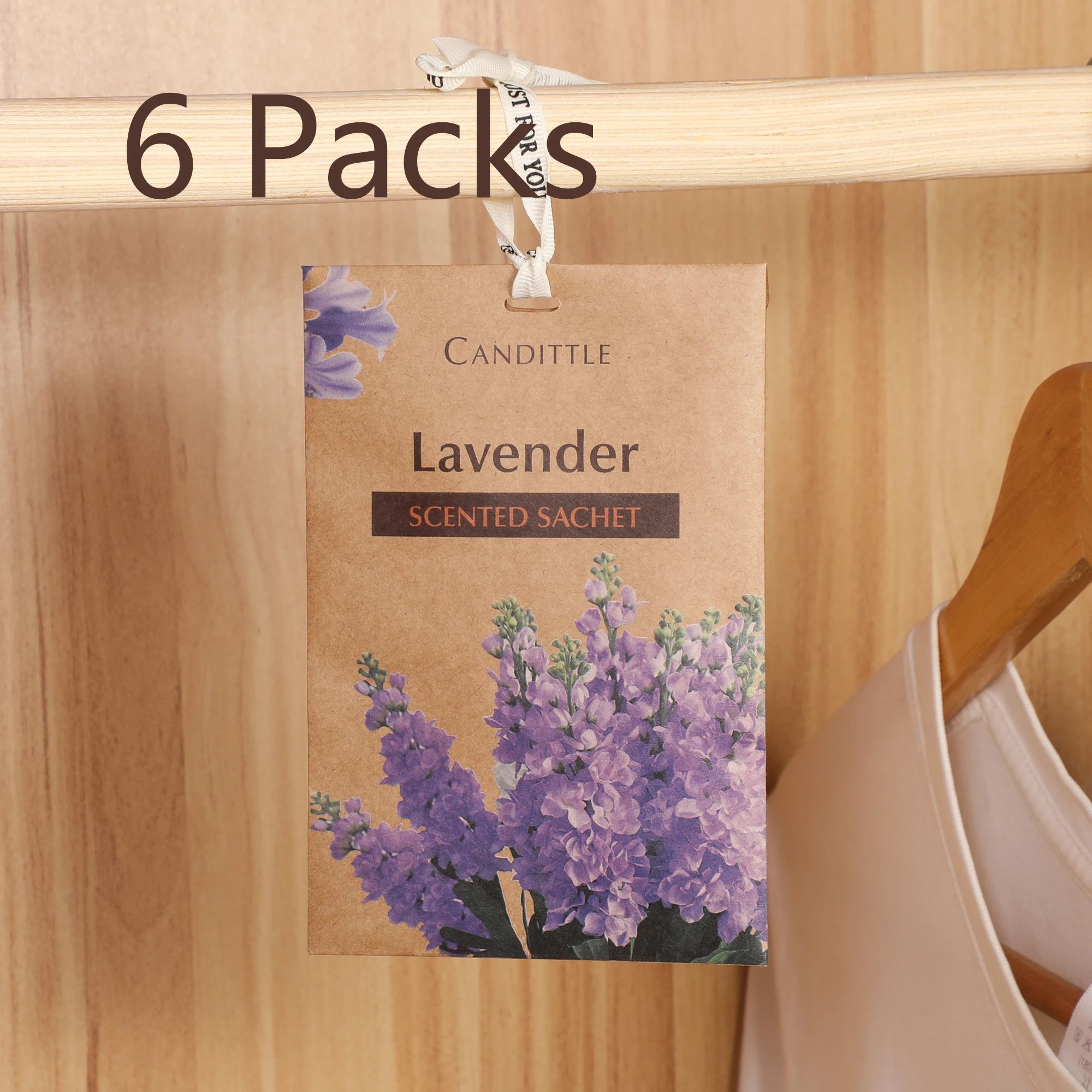 6 Pack Scented Sachet Aroma Bags Set