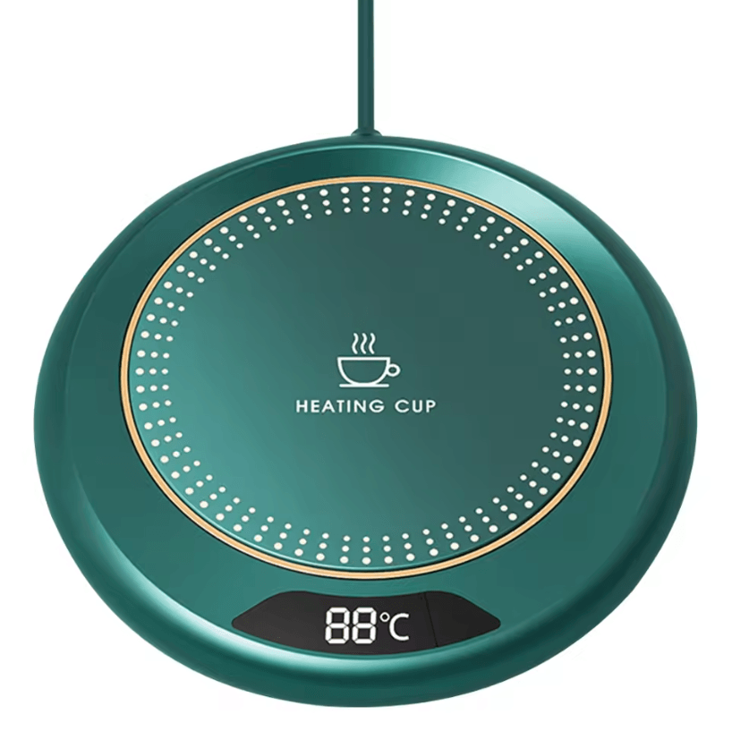 USB Coffee Mug Warmer Coaster – 3-Level Temperature Control 55°C Electric Cup Heating Pad