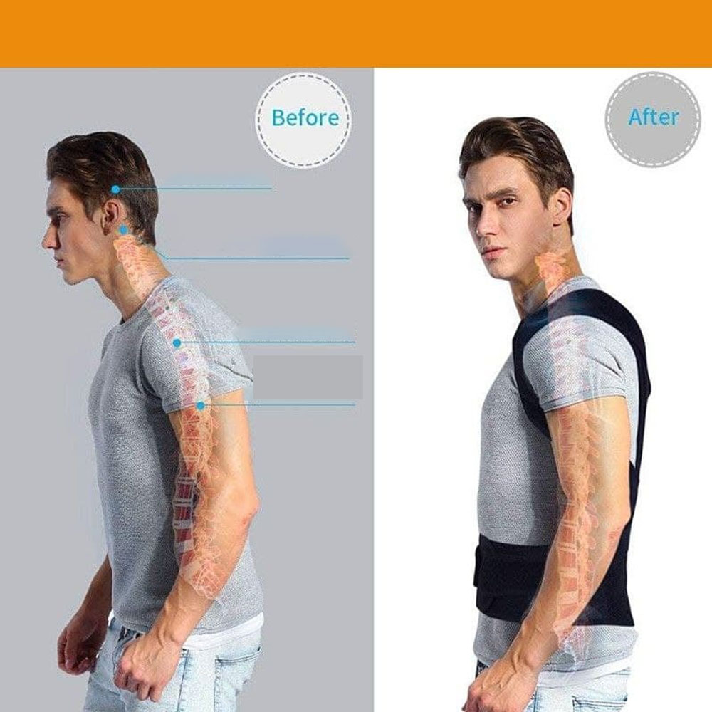Stop Slouching, Back Alignment And Clavicle Support, Adjustable Unisex Posture Corrector Brace, Hunchback Correction
