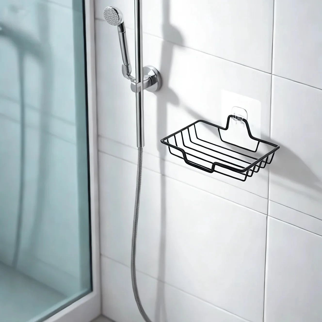 Stainless Steel Wall Mounted Soap Holder Holds 2 Soaps Holiday Gift for Halloween Christmas