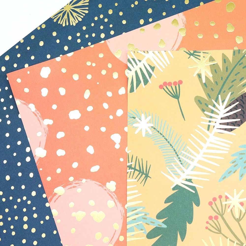 Designer Christmas Pattern Scrapbooking Paper Pack
