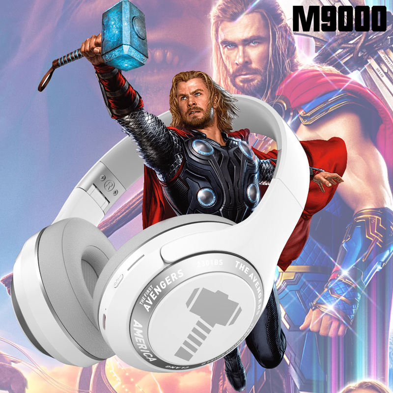 Marvel EagleFold Wireless Bluetooth Headphones with Noise Cancellation and HiFi Stereo