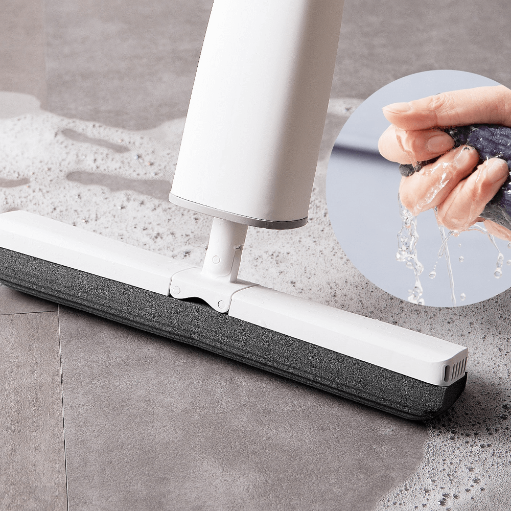 Automatic Self-Wringing Flat Mop