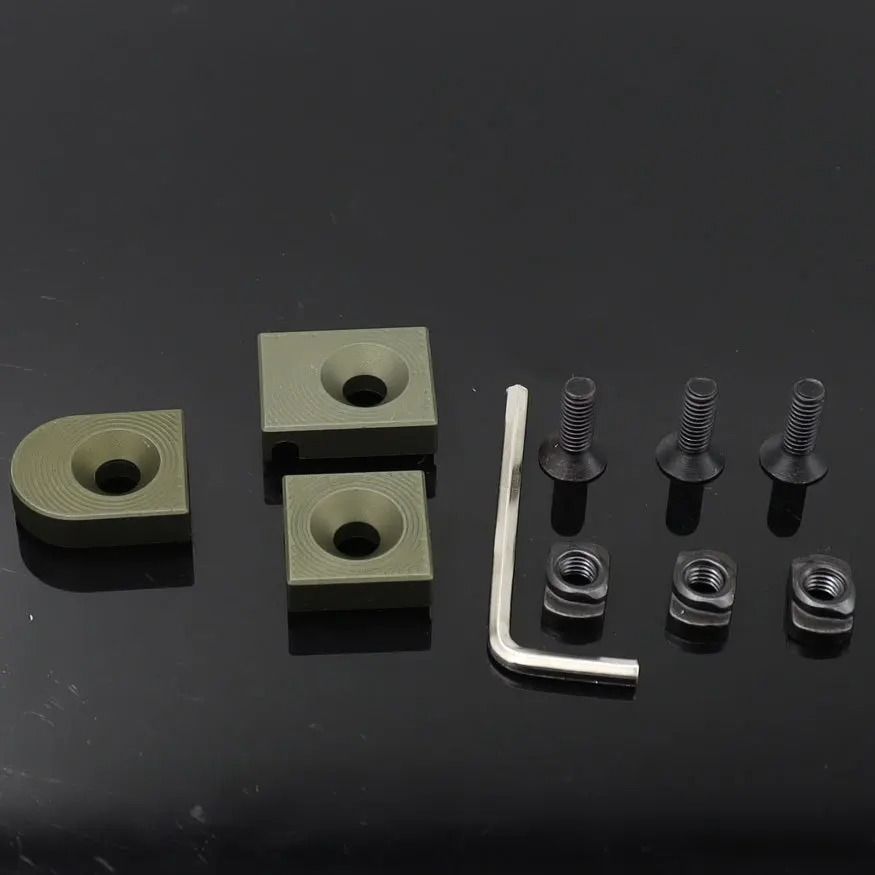 Tactical M LOK Wire Guide Rail Cover Cable Management System 3 Piece Set