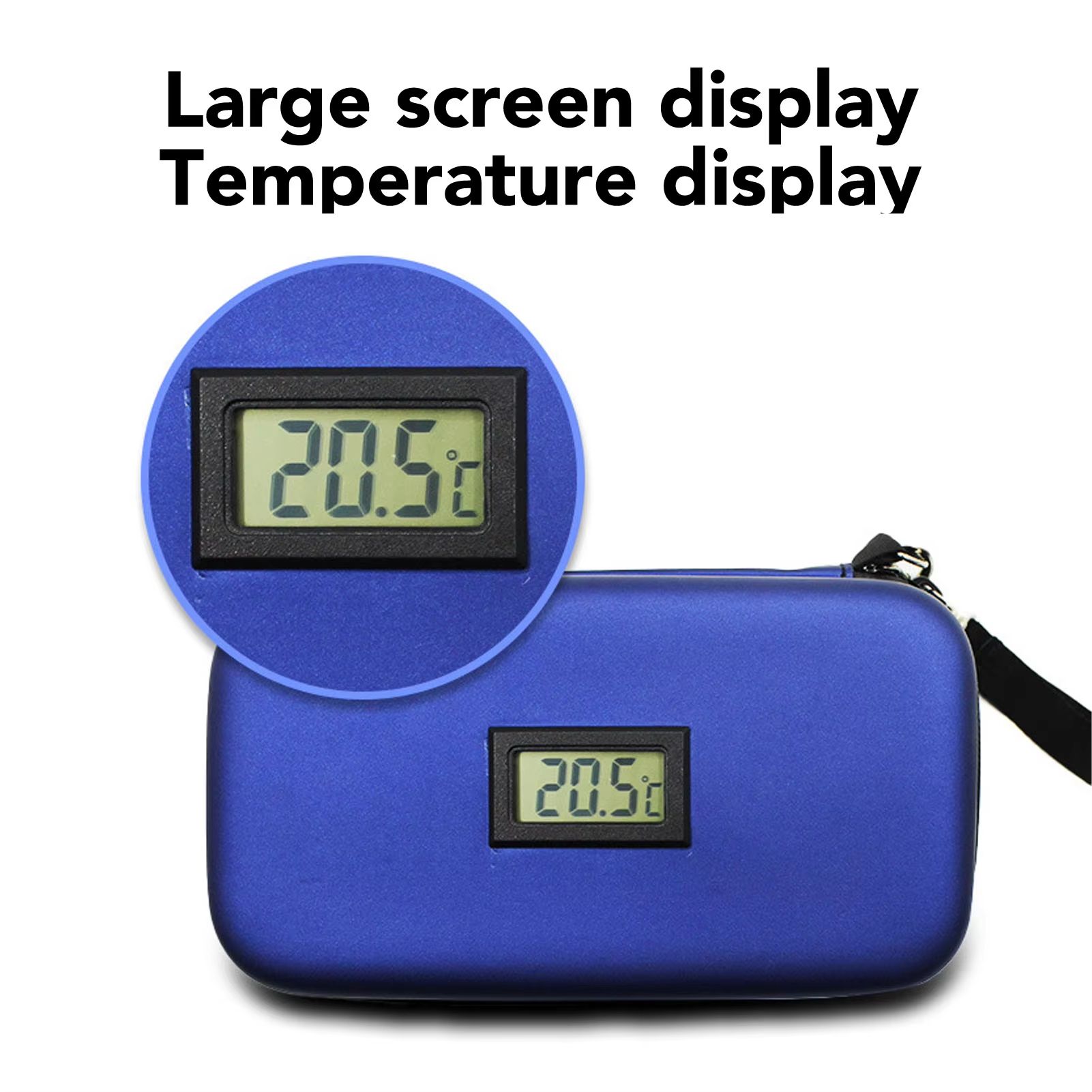 Insulin Cooler Travel Case With Temperature Display and Thermal Insulation