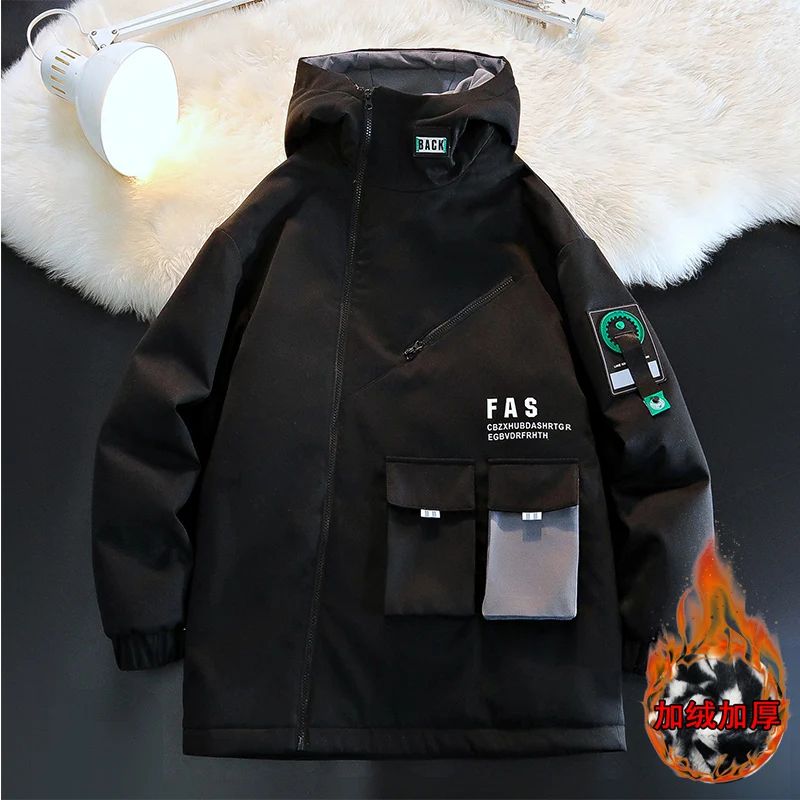 AeroFlex Men's Hooded Pilot Jacket – Zip-Up Baseball Style Streetwear Coat