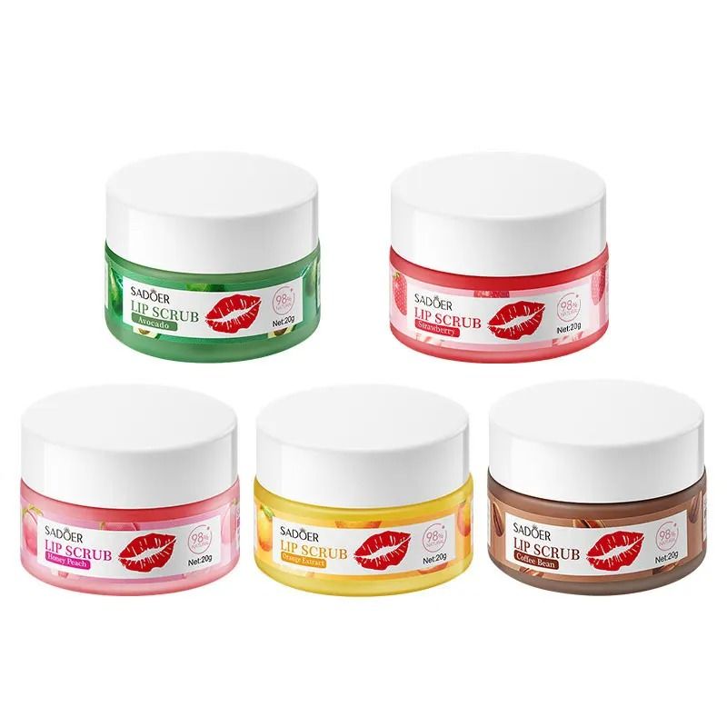 Fruit Series Strawberry Lip Scrub – Revitalizing Dead Skin Removal & Brightening Therapy