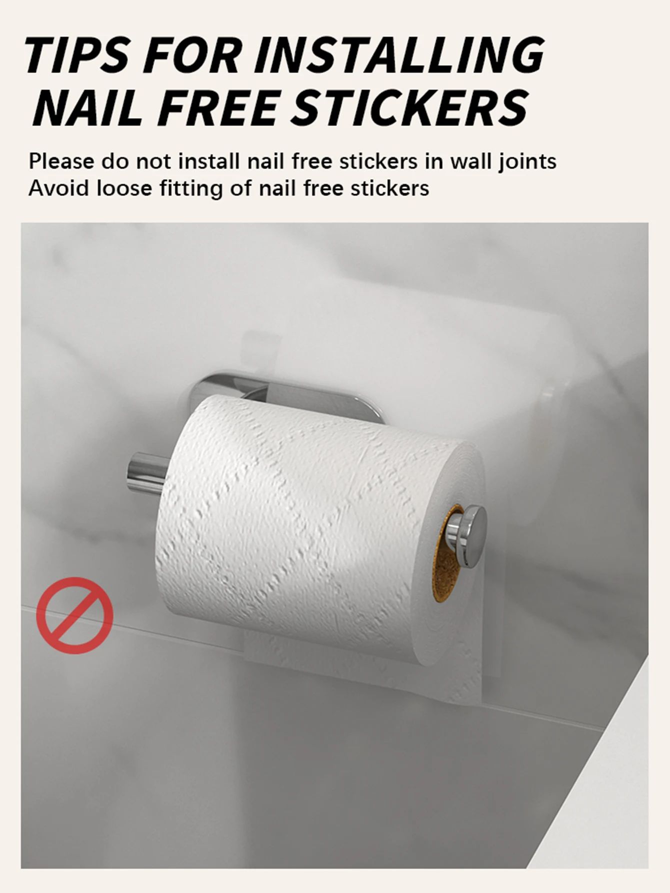 Stainless Steel Paper Towel Holder Wall Mounted No Drill Rack