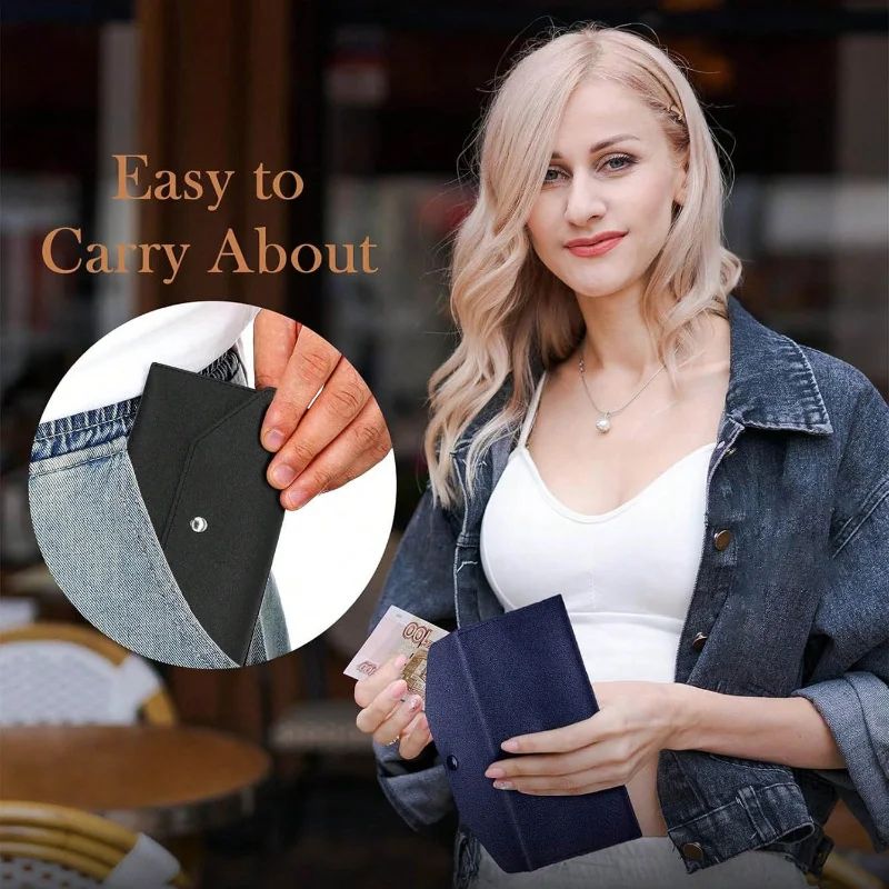 Slim Leather Money Clip Wallet