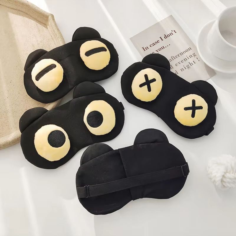 Cartoon Sleep Eye Mask – Cute Funny Anime Kids Eye Cover & Travel Blindfold