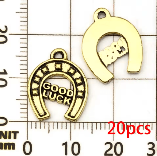 20pcs Western Cowboy Charms Set – Horseshoe, Cactus, Hat & Boots DIY Jewelry Pendants
