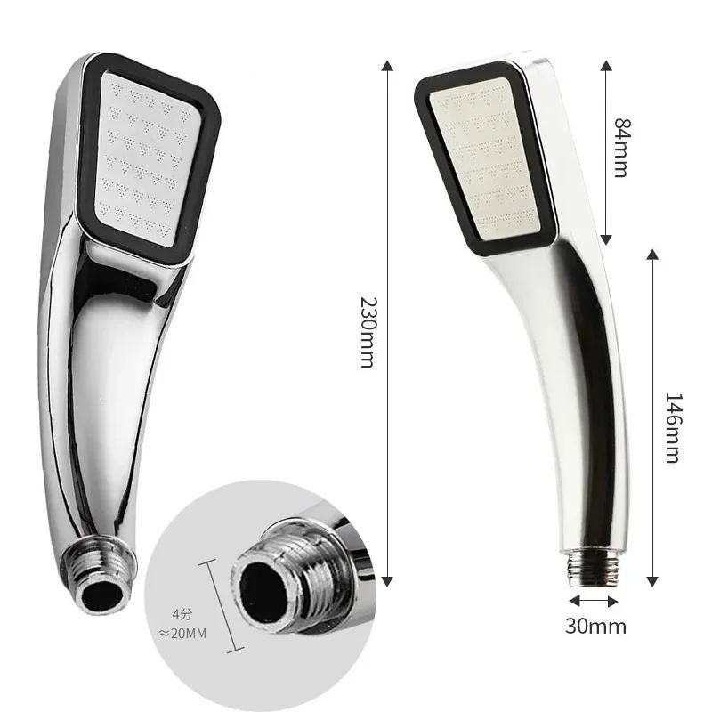 300-Hole High Pressure Handheld Shower Head