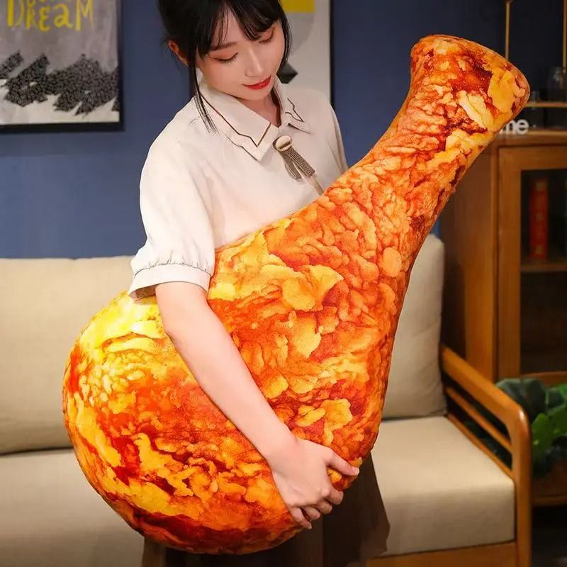 Chicken Leg Plush Pillow Cute Stuffed Food Toy Soft Anime Doll