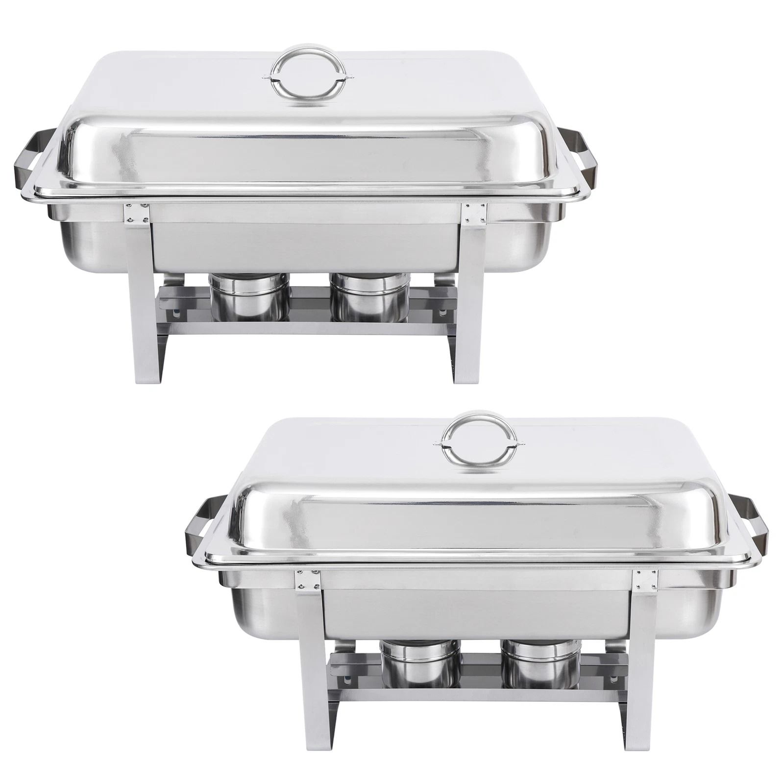Premium Stainless Steel Chafing Dish Buffet Set with Water Pan & Fuel Holder