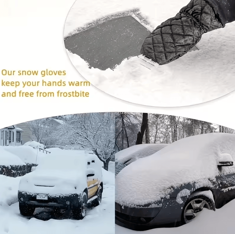 Heavy Duty Windproof Winter Car Ice Scraper and Snow Removal Tool with Reinforced Grip