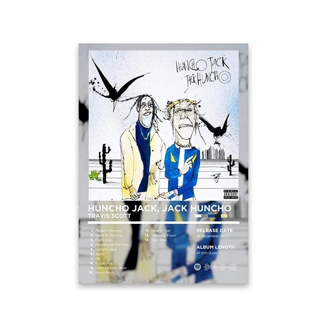 Retro Rap Album Cover Canvas Poster Music Wall Art Print