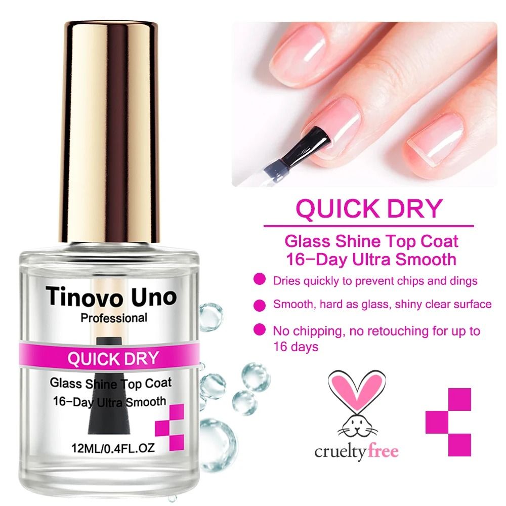 Quick-Dry High-Shine Finish with Calcium Protein