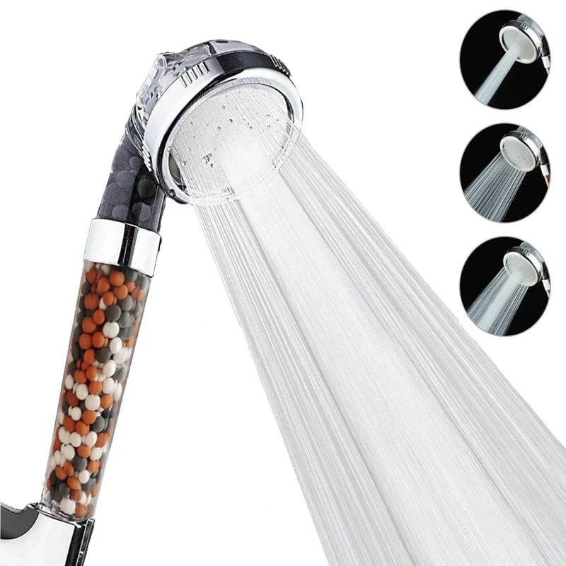 High Pressure Handheld Shower Head Water Saving, Anion Filter, Rainfall Bathroom Accessory for Ultimate Comfort