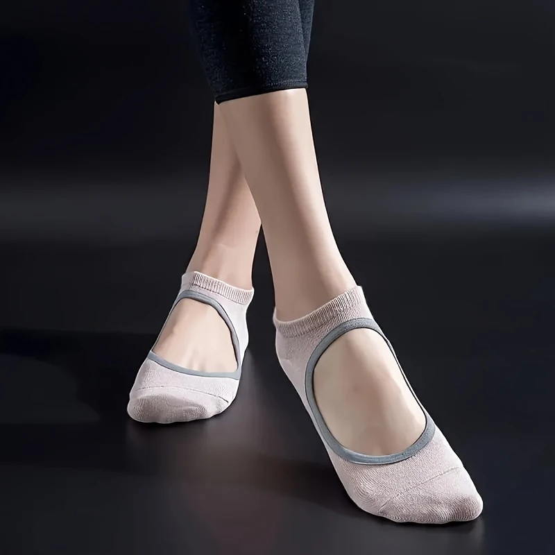 Breathable Yoga Socks for Women | Anti-Slip Fitness Socks for Pilates, Ballet & Dance
