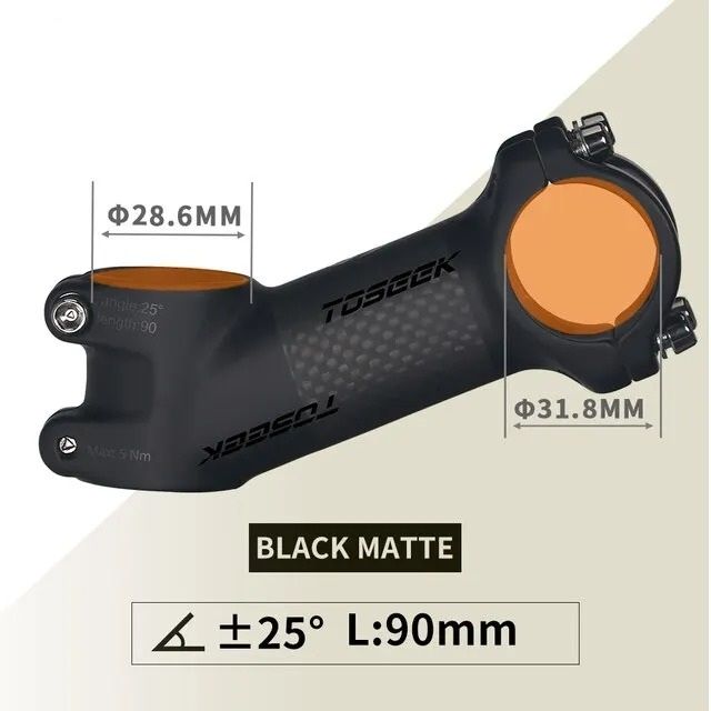 Ultralight Carbon and Aluminum MTB Handlebar Stem 31.8 mm