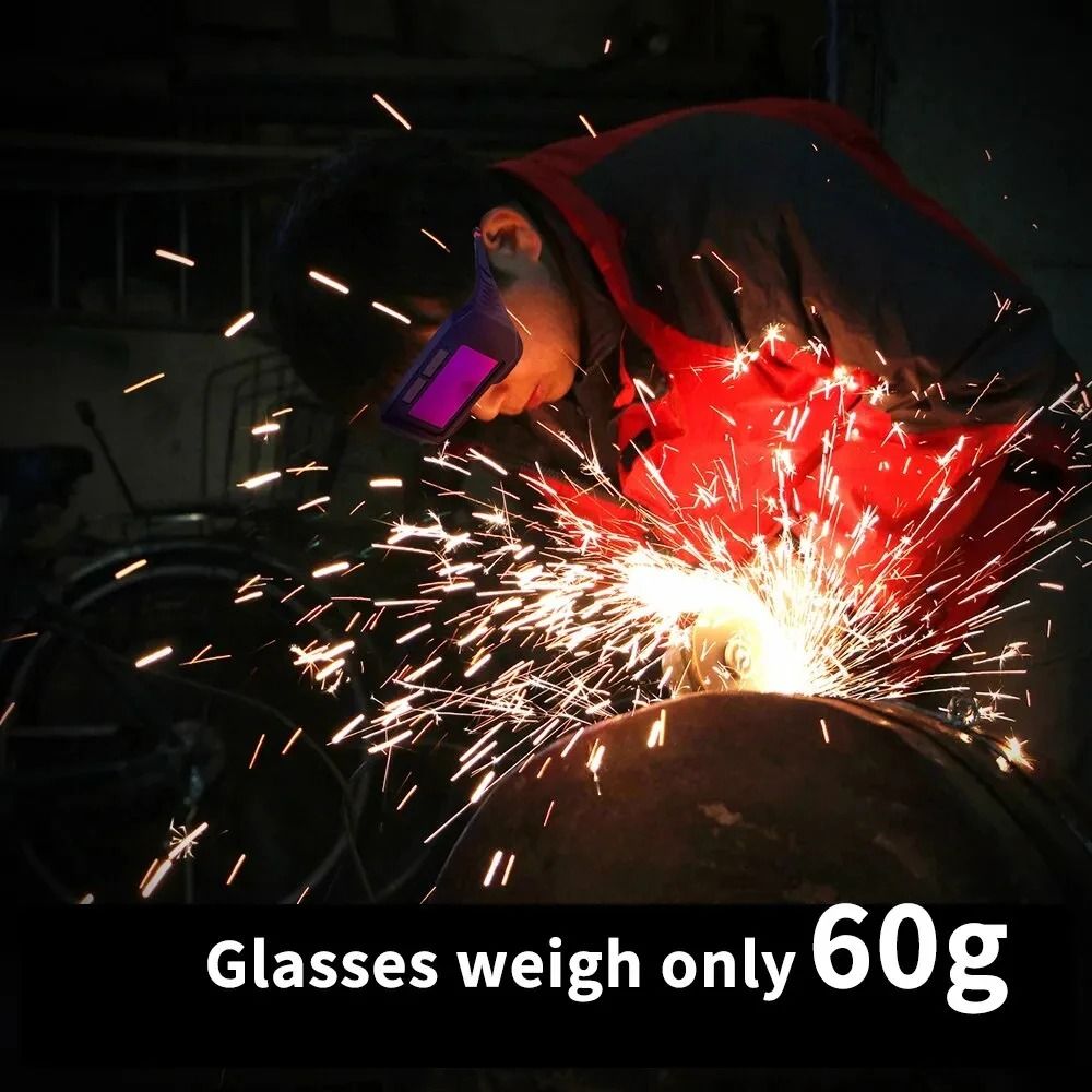 Solar Powered Auto Darkening Welding Goggles