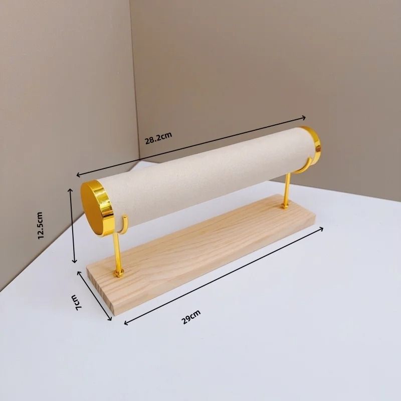 Detachable Bracelet Holder Stand Jewelry Display with Wooden Tray
