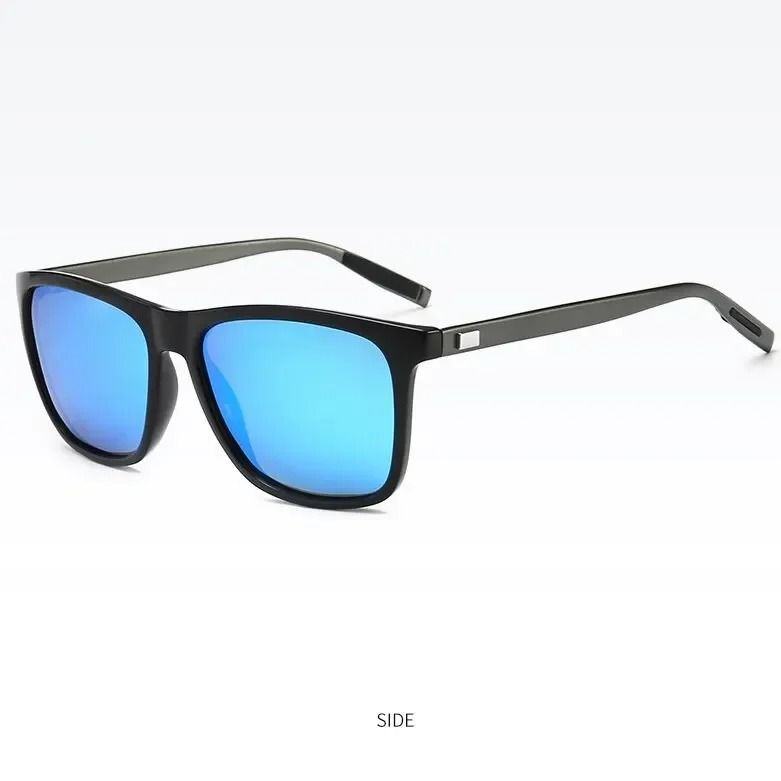 Mens Polarized Driving Sunglasses Aluminum Magnesium UV400 Lightweight Frame