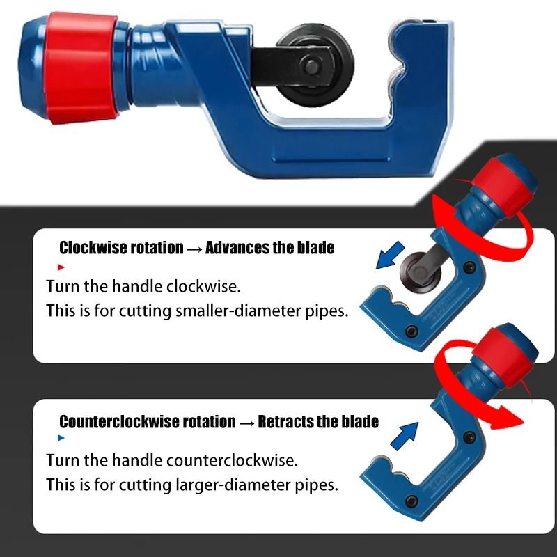 Precision Bearing Pipe Cutter with Hobbing Circular Blades