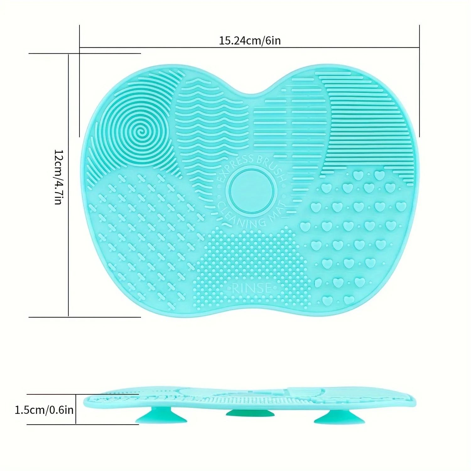 Silicone Makeup Brush Cleaning Scrub Pad