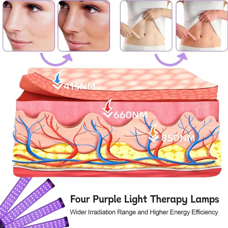 Ultraviolet Tanning and Skin Care Lamp with Tripod and 60W Purple Light