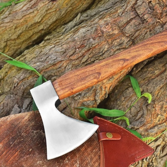 Handmade Steel Tomahawk Axe Integral Hunting Axe
