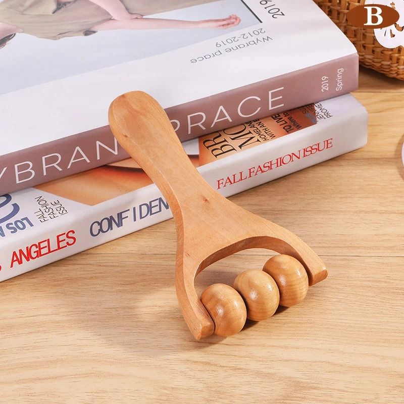 Wooden Relaxation Roller Massager