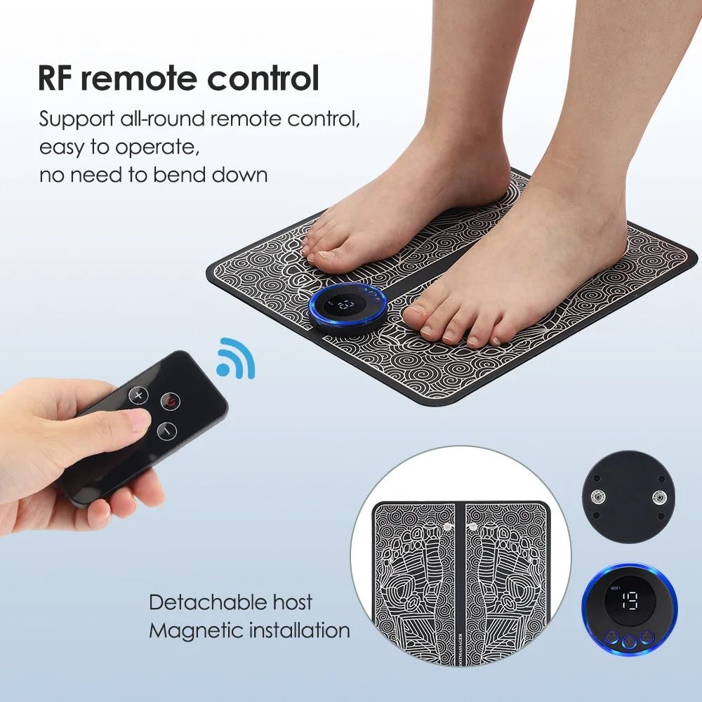 EMS Foot Massager Pad for Pain Relief and Circulation Support