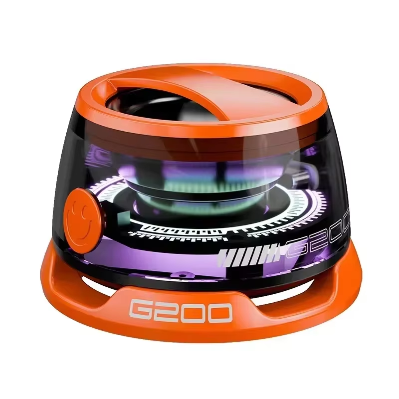 New Bluetooth Speaker with RGB Lighting, Magnetic BT Mini Sound Box and Phone Holder